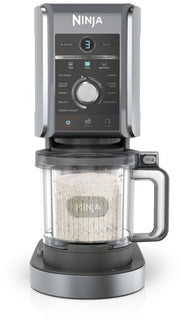 Machine à glaces Ninja CREAMi Deluxe NC502EU – 10 programmes – Noir – 1,4 L – Pour préparer soi-même des glaces, des sorbets, des gelatos et des milkshakes – 2 bols inclus