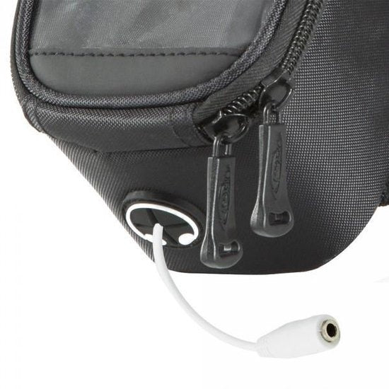 TecTake - Sacoche de cadre sacoche de vélo pour par exemple smartphone etc. noir vertL 401610