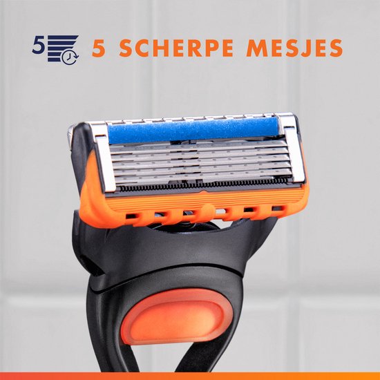 Lames de rasoir Gillette Fusion5 pour hommes - 28 pièces - Emballage en carton à glisser dans la boîte aux lettres