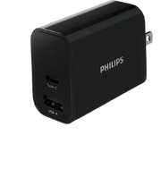 chargeur mural USB philips - prise 3 broches
