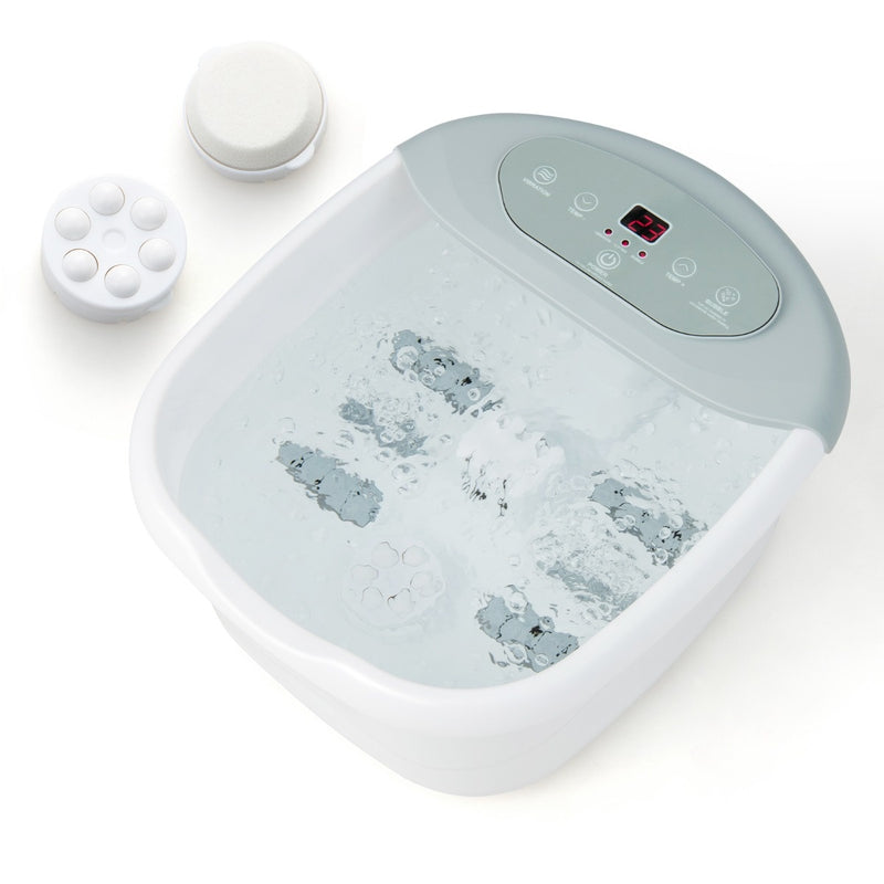 Bain de pieds Coast avec pierre de pédicure amovible 1 heure d'arrêt automatique gris