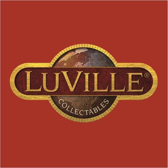 Luville Village de Noël miniature - Lot de 21 sapins en poils - Décorations de Noël d'intérieur - Décorations de Noël pour village de Noël - Hauteurs variées jusqu'à H22 x Ø8 cm - Vert