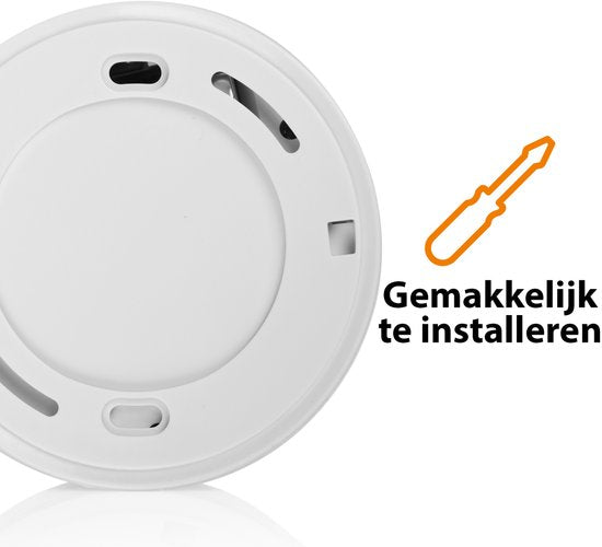 Smartwares FSM-11514 - Détecteur de fumée, lot de 4, 85 dB - Pile d'une durée de 5 ans, capteur d'une durée de 10 ans - Certifié TÜV - Détecteur d'incendie