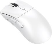 ATTACK SHARK R1 Superlight Gaming Mouse 59g - Blanc - 12.2 × 6.4 × 3.8 cm - Sans fil et filaire - Jusqu'à 18 000 DPI - 65 heures d'autonomie de la batterie