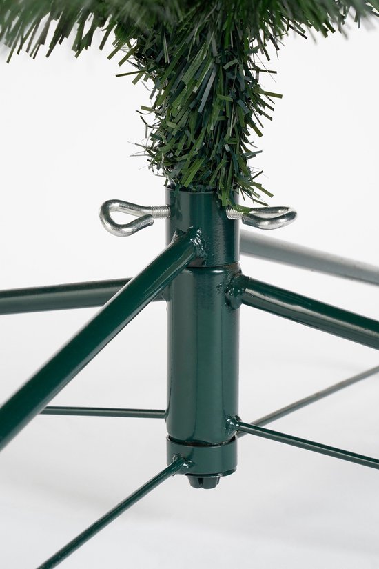 Black Box Trees Charlton Arbre élancé - Sapin de Noël en forme de colonne avec structure articulée - Décoration de Noël avec des aiguilles en PVC d'aspect naturel - Sapin artificiel modèle élancé - H 215 x Ø 56 cm - Vert