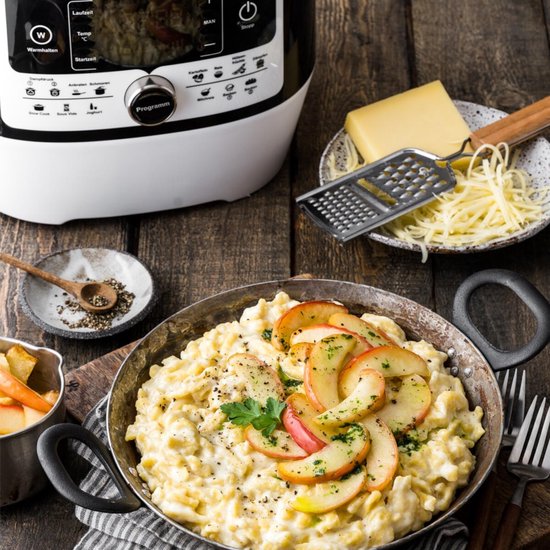 Autocuiseur multifonction Rommelsbacher « Mein Hans » MD 1000 – 14 programmes – Cuisson rapide, Cuisson du riz, Sauté, Cuisson à la vapeur, Cuisson lente, Cuisson sous vide, Cuisson au four et rôtissage, Friture – 6 litres