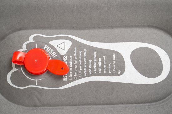 Bo-Camp - Lit gonflable - Flex - Avec pompe intégrée - 194x70x10cm - 1 personne