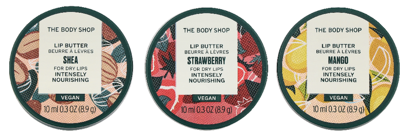 Coffret trio de soins pour les lèvres The Body Shop - Karité, lait d'amande et vitamine E - 3 pièces - 18,4 g