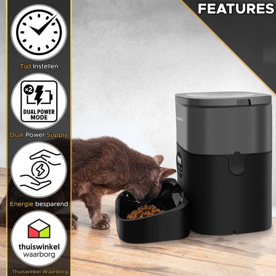 Distributeur de nourritures pour Chats et Chiens - Toivo - Distributeur alimentaire - pour chiens et chats