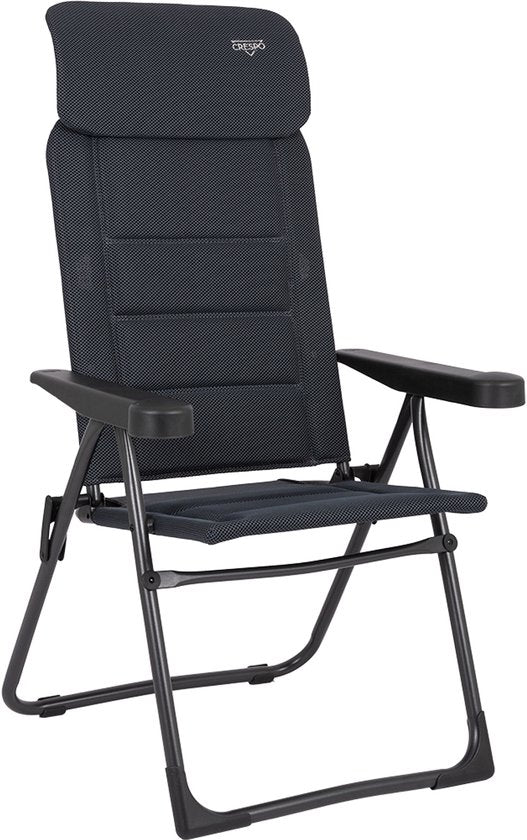 Crespo - Chaise pliante - AP/213 - Air-Deluxe - Extra compacte - Gris - Modèle 2025