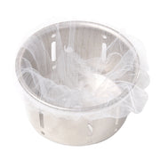 Filtres d'évacuation d'évier BJ - Lot de 500 pièces - Blanc - Polyester - 10 x 10 cm