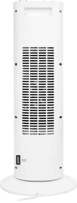 Radiateur électrique Tristar KA-5088 - Radiateur à tour en céramique - Télécommande - Convient pour 25 m² - Radiateur soufflant - Blanc