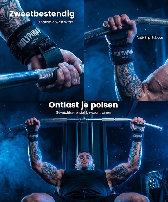 ProTrue® Lifting Hooks, sangles de levage, sangles de soulevé de terre, Power Grips, bandes de poignet pour le fitness, la musculation, le CrossFit, la gymnastique suédoise, la gymnastique artistique et la musculation