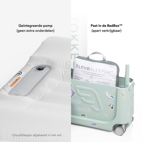 Stokke® JetKids™ Cloudsleeper - Matelas de voyage 150 cm (Animal Family)