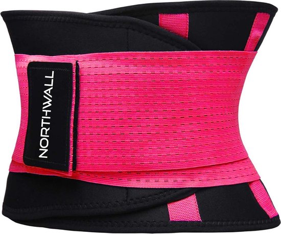 Northwall Back Brace Lower Back - Correcteur de dos contre les douleurs lombaires - Rose - Taille M