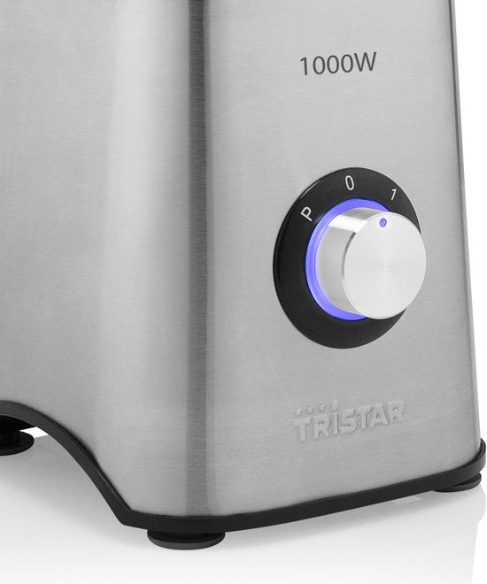Mixeur Tristar 1000 W - BL-4471 - 1,5 L - Mixeur à smoothies et broyeur à glace - 2 vitesses et fonction pulse