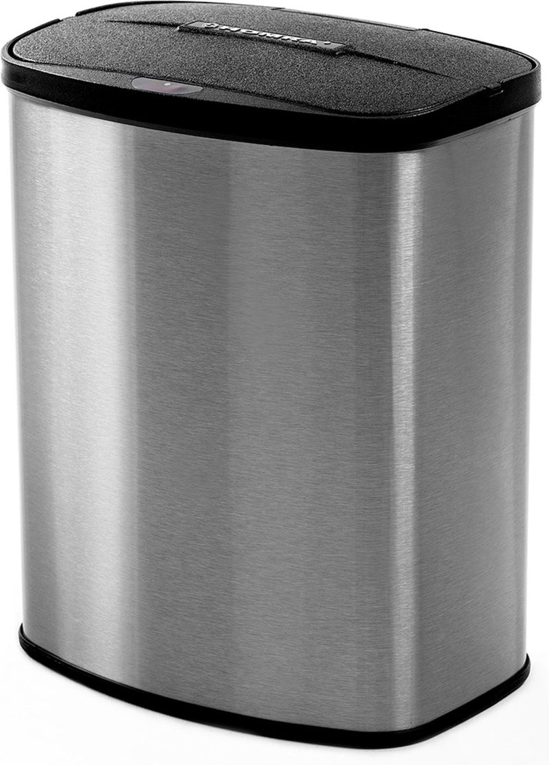 Poubelle avec capteur - Homra IXXA - 8 litres - Acier inoxydable - Couvercle automatique