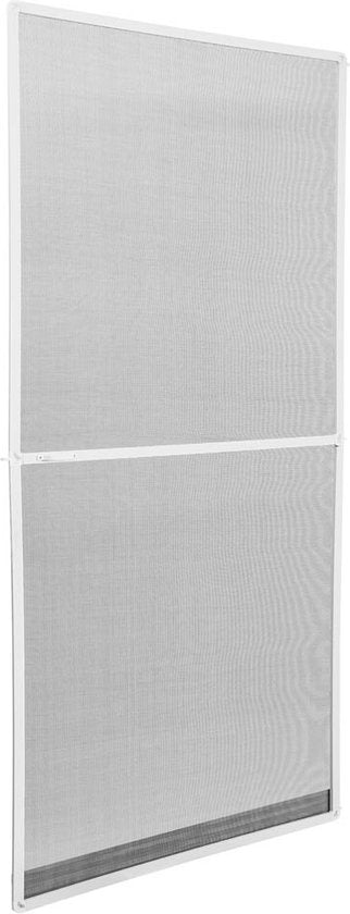 tectake - Rideau anti-mouches, porte moustiquaire - 95x210 cm - blanc - 401198