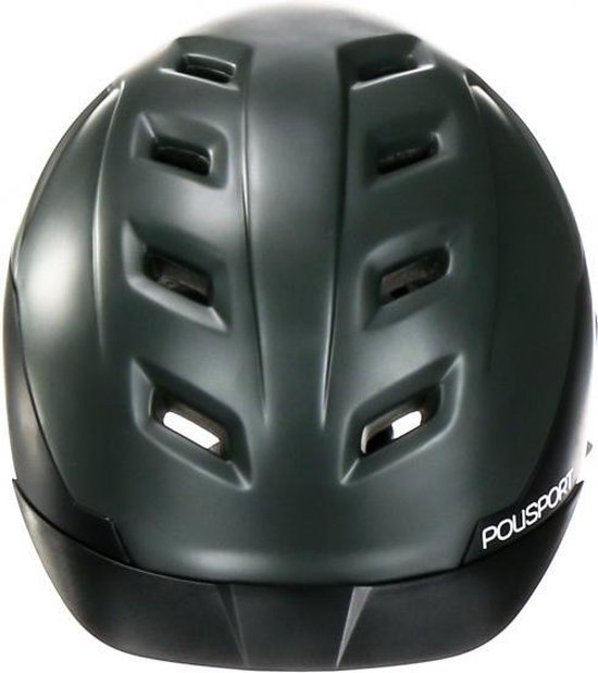 Casque de vélo Polisport E'City pour vélo électrique - Taille M (54-59 cm) - Noir