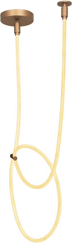 Lucide JANDERIN - Plafonnier - LED à intensité variable - CCT - 1x36 W 2200 K/3300 K - Couleur champagne - Vibes