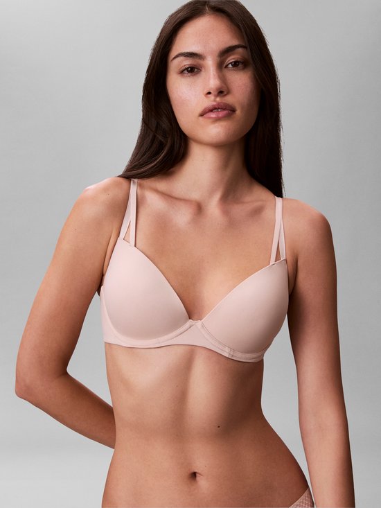 Soutien-gorge push-up T-shirt « Seductive Comfort » pour femme de Calvin Klein - Soutien-gorge T-shirt - beige
