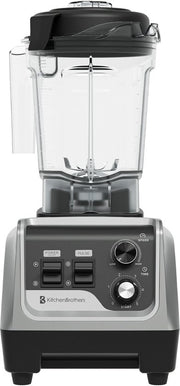 KitchenBrothers Power Blender - 1600W - 2L - Smoothie Maker - Ice Crusher - Gris Métallique