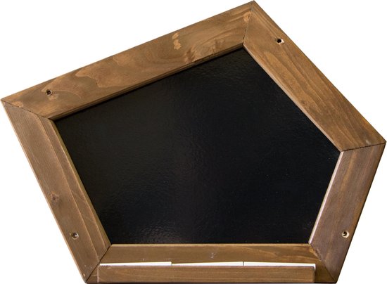 Tableau noir AXI « Crooked » en bois marron - Accessoire pour maisonnette ou structure de jeux