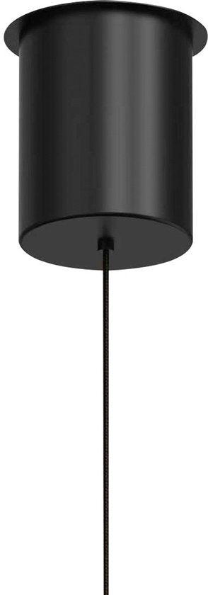 Suspension Volari 4714ZW noire, design, hauteur réglable de 50 à 170 cm, avec des composants métalliques et électroniques, marque Steinhauer