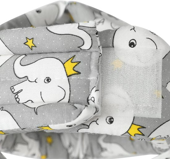 Protège-tête pour bébé - Casque de sécurité avec oreiller - Pour les tout-petits et les bébés qui apprennent à marcher - Souple, léger et réglable - Éléphant