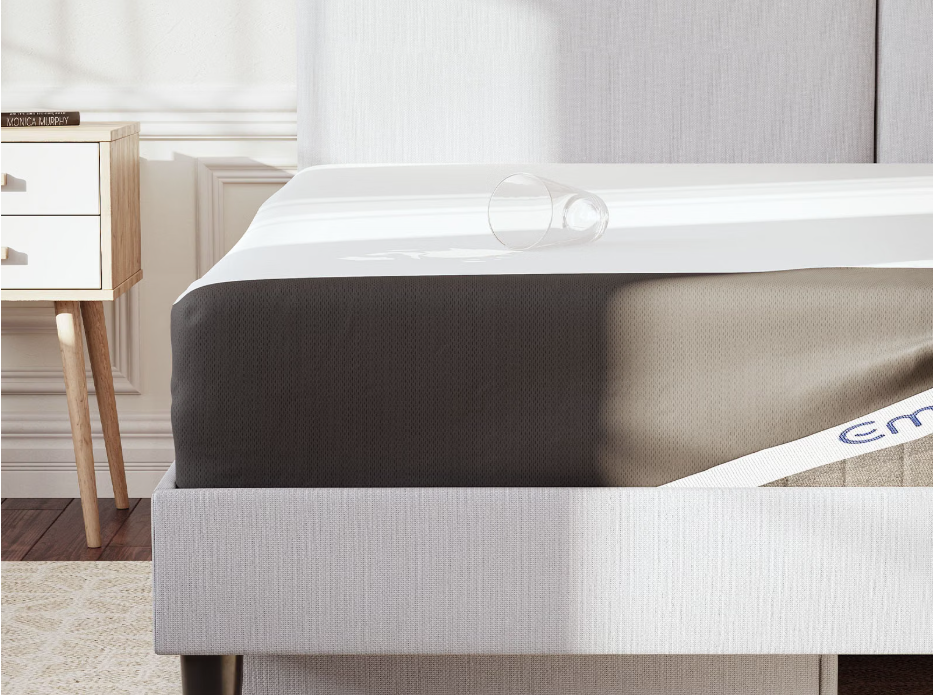 Protège-matelas et surmatelas Emma 160 x 200 cm – Blanc – Imperméable et respirant