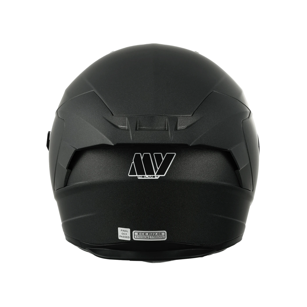 Casque de moto modulable MY 936 - Titane mat - Taille L (59-60 cm) - Homologué ECE, visière pare-soleil