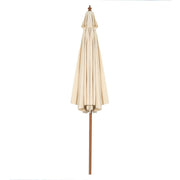 Parasol Coast avec 8 Balles inclinables - Beige - 270 cm