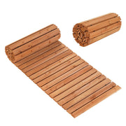 Passerelle de jardin en bois Coast - déployable - surface antidérapante - marron clair 245 x 55 cm