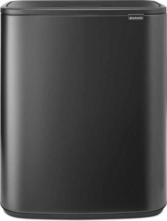 Brabantia Bo Touch Bin Poubelle - 2 x 30 litres - Tri des déchets - Confident Grey