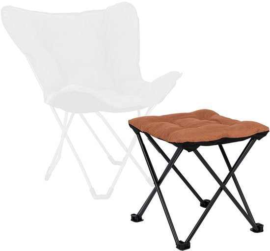 Bo-Camp - Collection Industrial - Repose-pieds - Tabouret - Homer - Clay