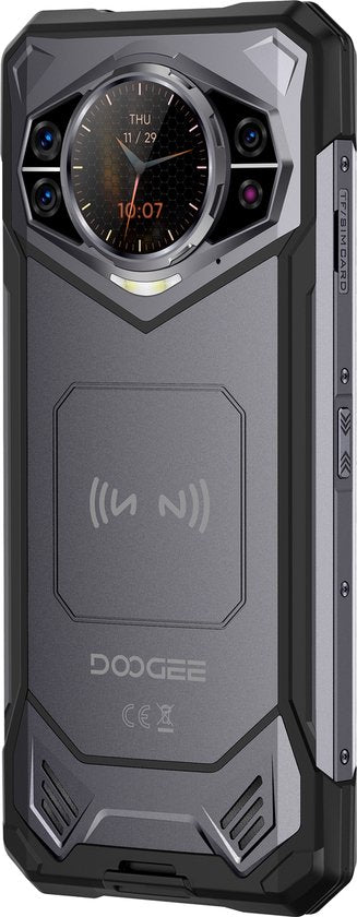 Doogee S200 NL – 6,72 pouces – Smartphone robuste – 12 Go + 20 Go de RAM – 256 Go de ROM – 10 100 mAh – Android 14.0 – Gris