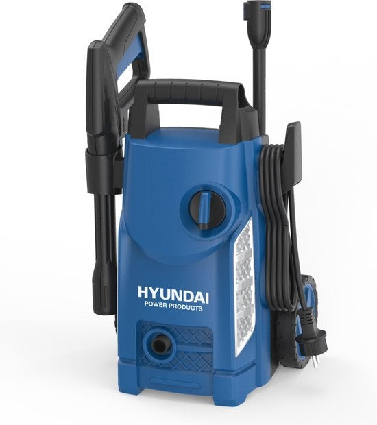 HYUNDAI nettoyeur haute pression 1500W - Ensemble complet de luxe - 360 L/h - Comprend de nombreux accessoires - buses - nettoyeur de terrasse - réservoir de savon