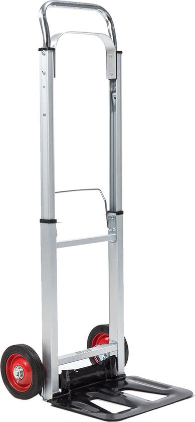 BRASQ Chariot pliable en acier - Capacité 90 KG - Chariot de transport - Chariot à plate-forme - Chariot