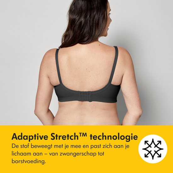 Soutien-gorge Medela Keep Cool Ultra - Soutien-gorge d'allaitement sans coutures - Soutien-gorge de grossesse avec 6 zones respirantes - Tissu Soft Touch – Confortable et offrant un bon maintien - Blanc - Taille XL