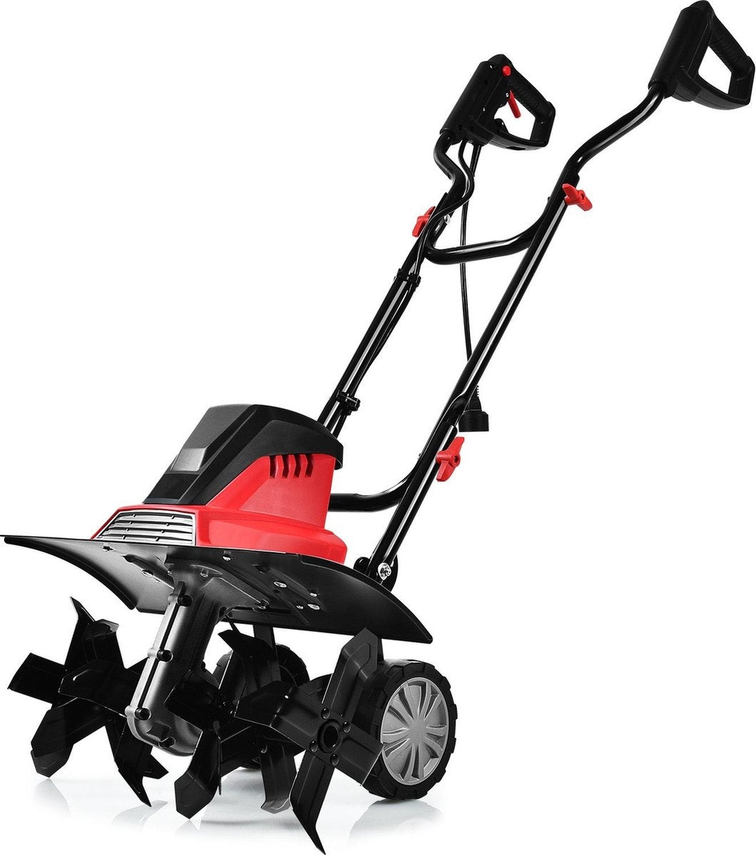 Coast Machine électrique à fraiser les sols et fraiseuse Mini-Grubber Machine électrique à marquer les sols creux Machine de jardin Frees Rouge et Noir