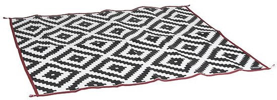 Bo-Camp - Urban Outdoor - Tapis de détente - Lewisham - XL - Noir/Blanc