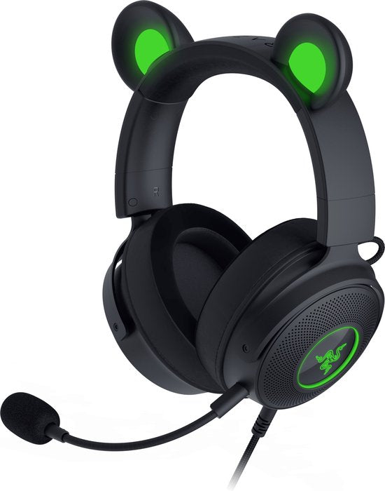 Razer Kraken Kitty V2 Pro - Casque gaming - Son surround 7.1 - RGB - Noir - PC, Mac et PlayStation