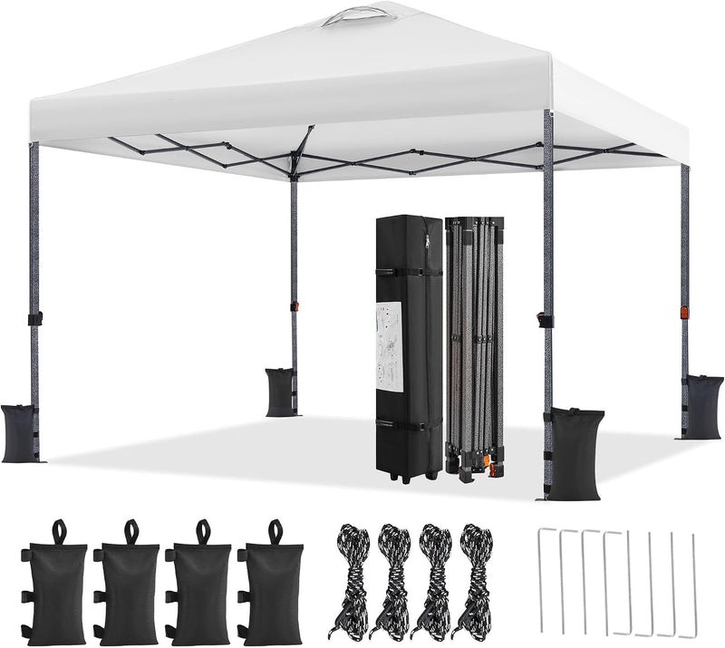 Pavillon pliable Yaheetech - 3 × 3 m - blanc