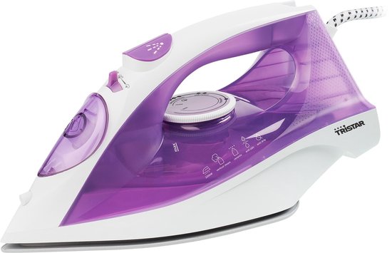 Tristar ST-8350 - Fer à repasser 2 200 W - Fer à vapeur 0,26 L - Débit de vapeur de 30 g/min - Violet