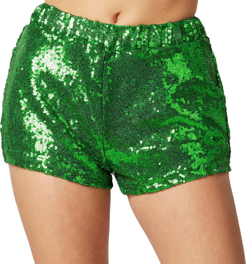 Dressforfun - Short à paillettes - Pantalon sexy pour le carnaval et la fête - Taille L