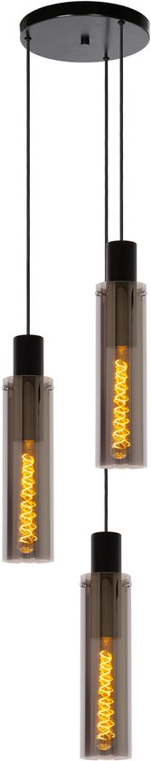 Lucide ORLANDO - Suspension - Ø 32 cm - 3xE27 - Fumé
