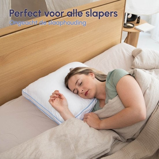 Calmzy Oreiller réglable - oreiller chambre à coucher - oreiller cervical - oreiller 50x60 - oreiller dormeur latéral