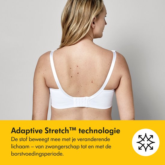 Soutien-gorge Medela Keep Cool - Soutien-gorge d'allaitement sans coutures - Soutien-gorge de grossesse avec 2 zones respirantes - Tissu Soft Touch - Noir - Taille M