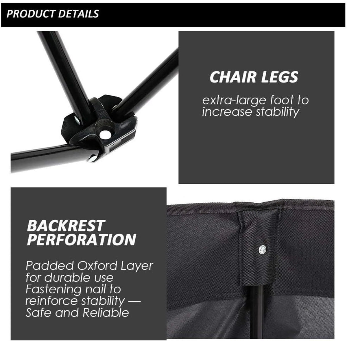 Yaheetech Banc de camping pliable pour 6 personnes - 270 x 49 x 82 cm - équipé d'un tissu 600D Oxford, d'un sac de transport et de poches latérales - pour les équipes sportives et les événements - métal noir
