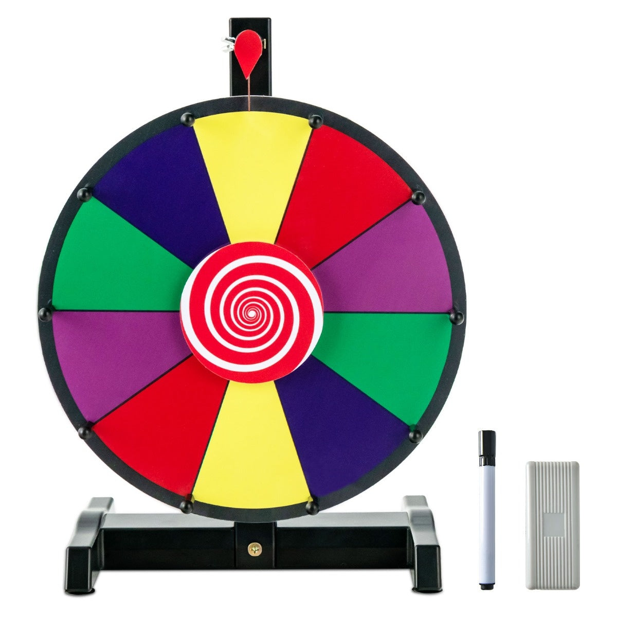 Grande roue de la fortune Coast 30 cm pour les prix Table Spider Bike pour les concours et les fêtes